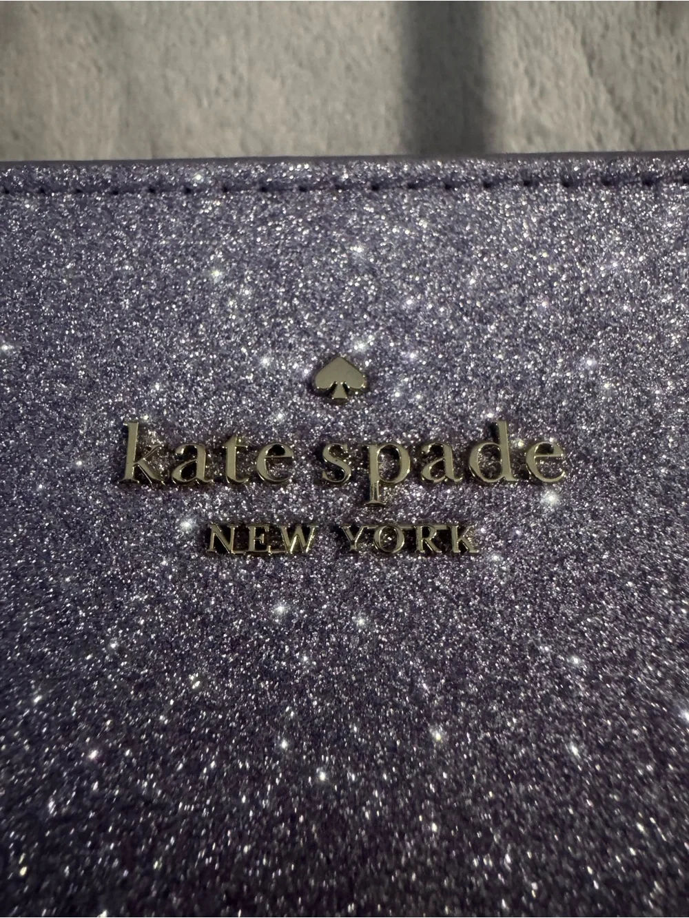 kate spade Glitter Lavender Tote